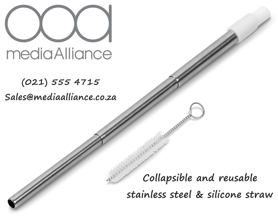 Stainless steel straw - Media Alliance CT