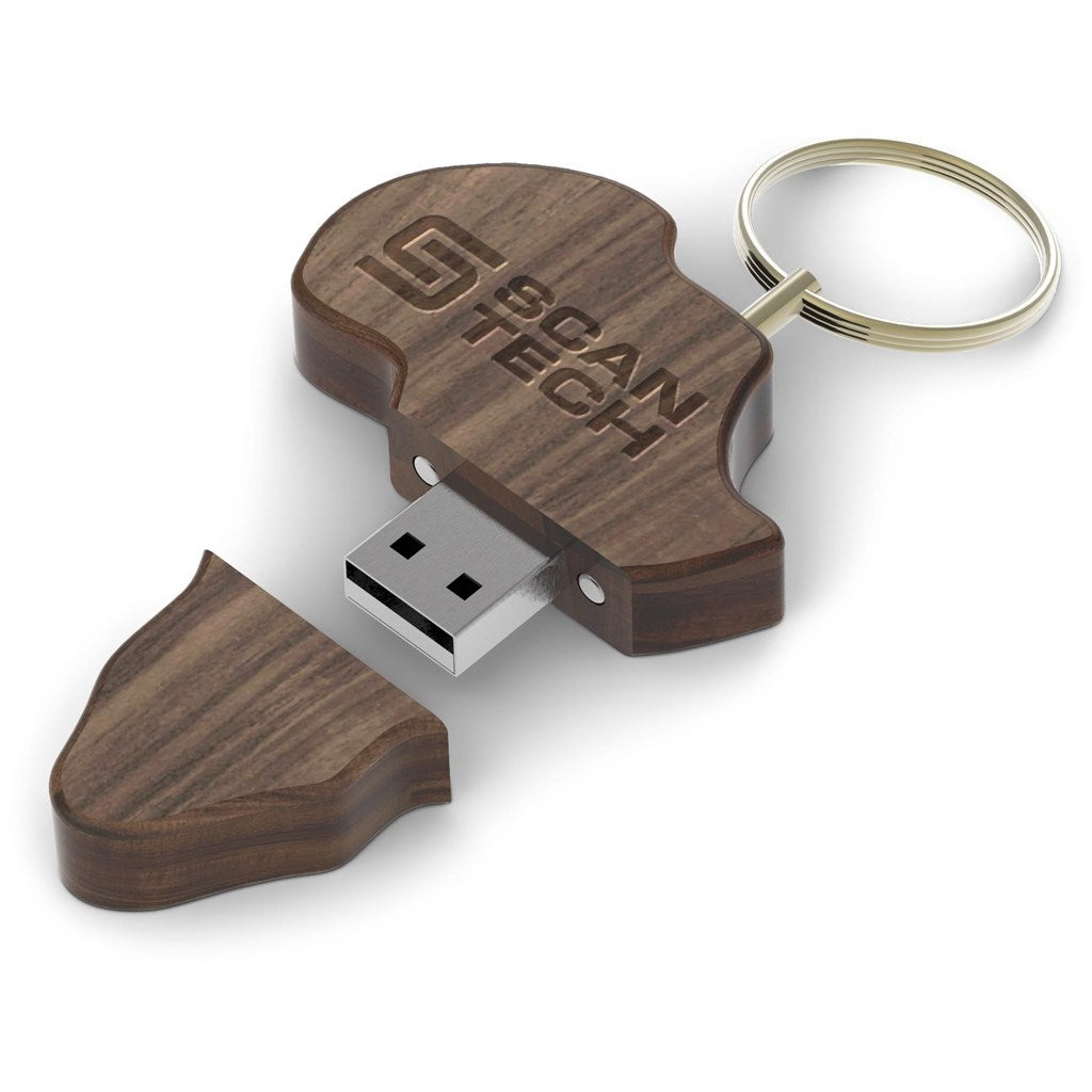 Andy Cartwright Afrique Wood Memory Stick - 16GB