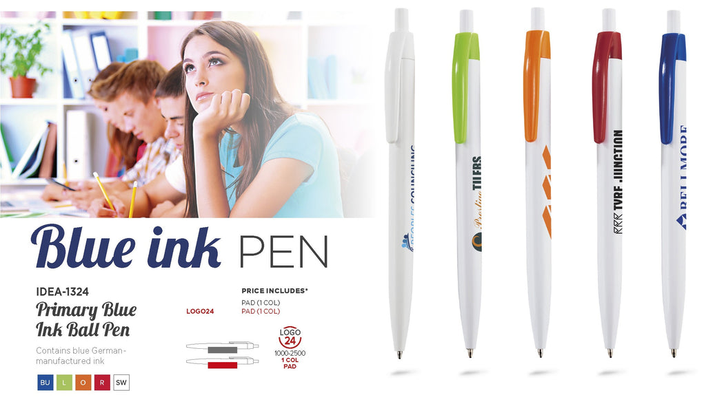 Primary Pen Blue Ink -  Only
