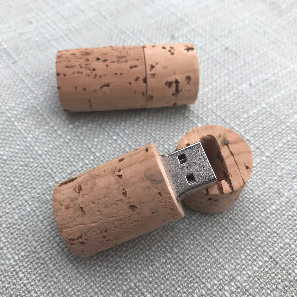 Usb with cork outer