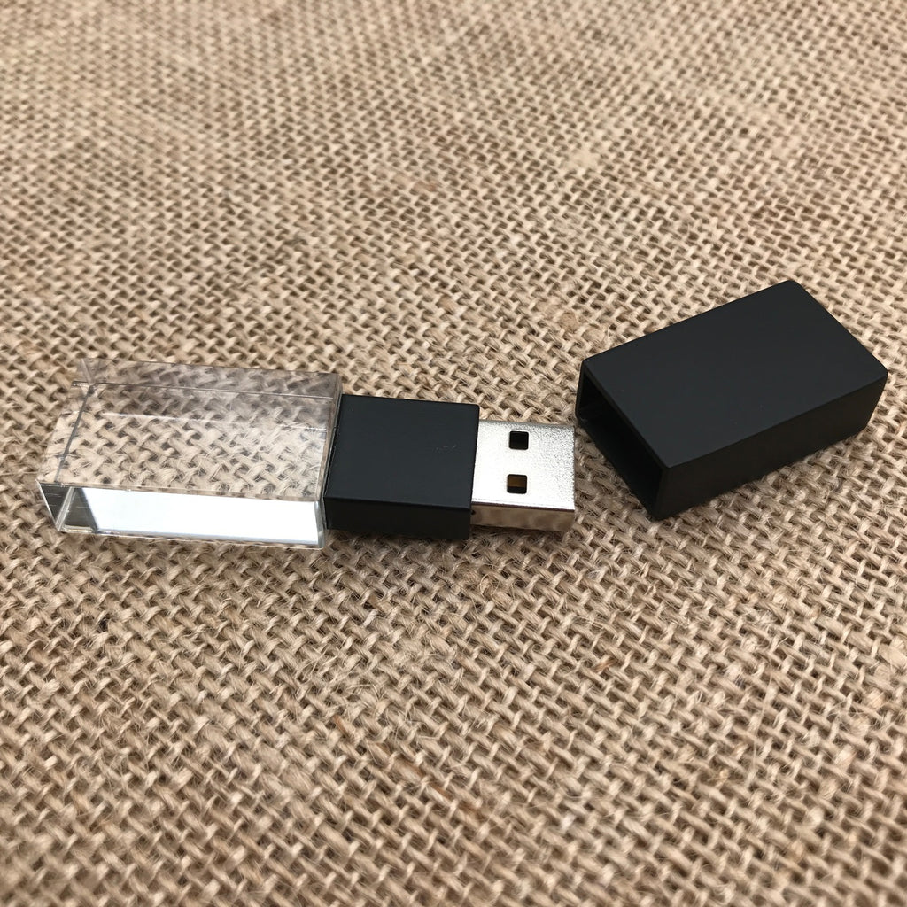 black crystal usb flash drive