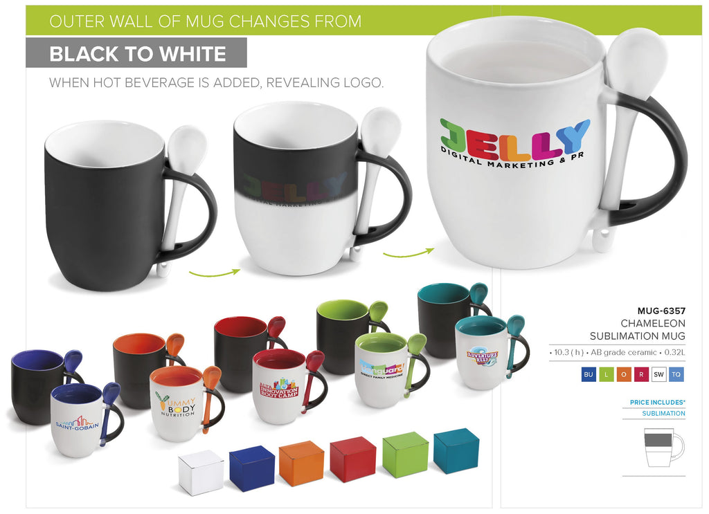 Chameleon Sublimation Mug - 325ml -  Only