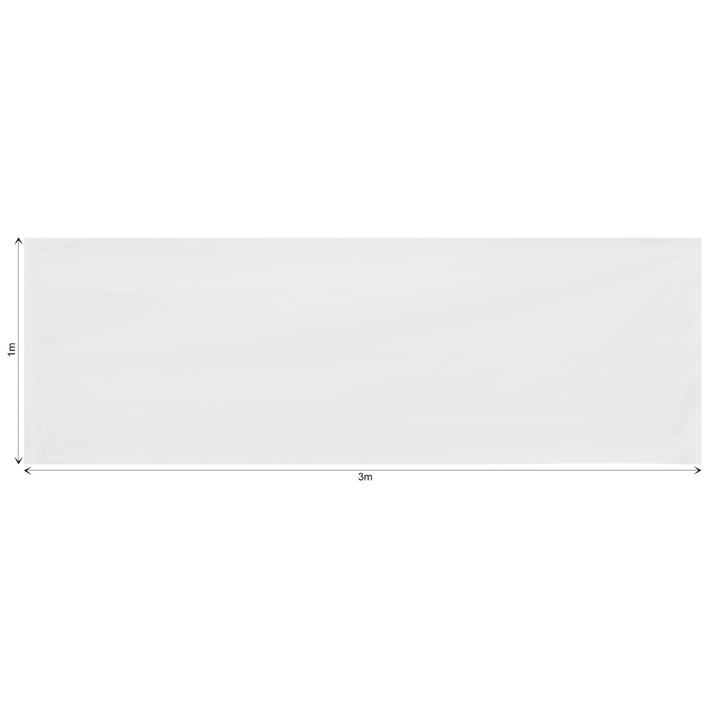 Ovation Sublimated Gazebo 4.5m X 3m - Short Side Half-Wall  (Excludes Hardware)