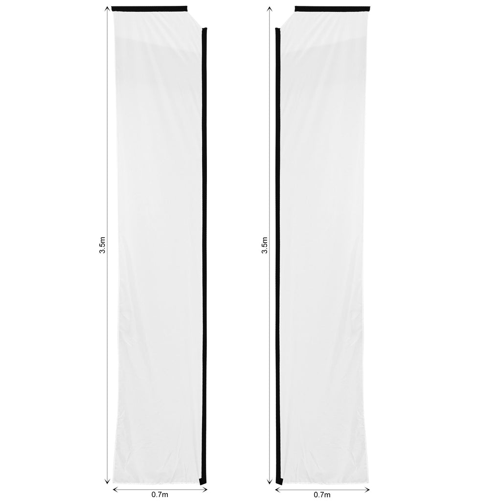 Legend 4m Sublimated Telescopic Double-Sided Flying Banner Skin (Excludes Hardware)