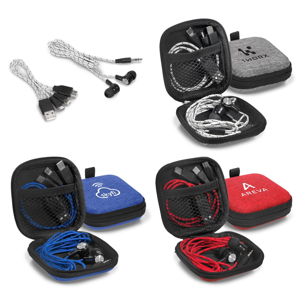 Orleans 3-In-1 Connector Cable & Earbuds