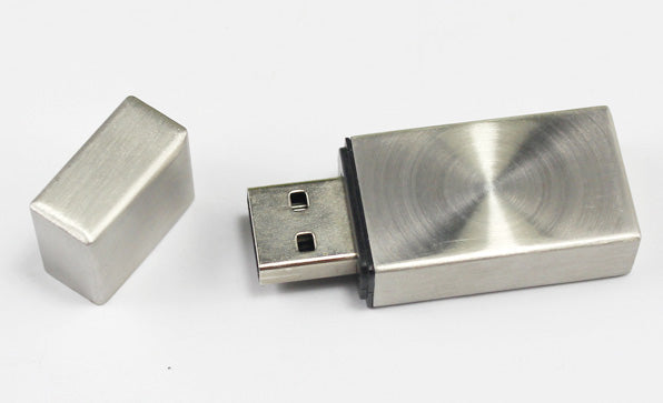 Brushed Stainless Steel Usb